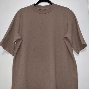 Women’s Taupe Textured Shirt
